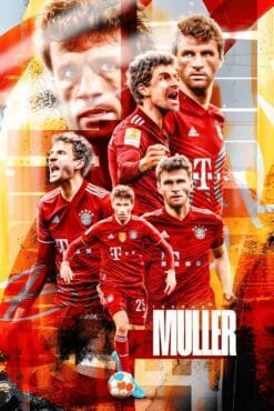 Thomas Muller Football Player | Sports Posters | Metal Posters | Wall Art