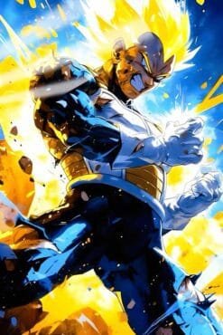 Vegeta Super Dragon Ball Z | Anime Posters | Metal Posters | Wall Art