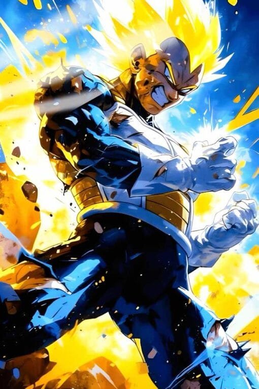 Vegeta Super Dragon Ball Z | Anime Posters | Metal Posters | Wall Art