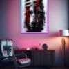 Red Eye Lion | Animal Posters | Metal Posters | Wall Art