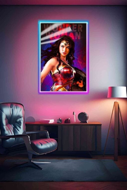 Wonder Woman Gal Gadot | Movies Posters | Metal Posters | Wall Art