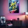 Just Do It Color Splash | Motivational Posters | Metal Posters | Wall Art