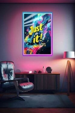 Just Do It Color Splash | Motivational Posters | Metal Posters | Wall Art