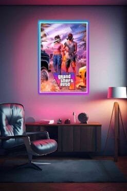 Grand Theft Auto VI GTA 6 | Gaming Posters | Metal Posters | Wall Art