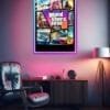 Grand Theft Auto Vi GTA 6 | Gaming Posters | Metal Posters | Wall Art