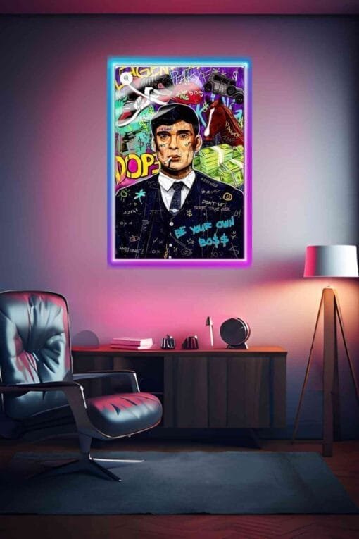 Empowerment Graffiti Art Thomas Shelby | Movies Posters | Metal Posters | Wall Art