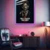 Time Is Greater Than Money Heist | Movies Posters | Metal Posters | Wall Art