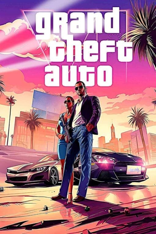 Grand Theft Auto VI GTA 6 | Gaming Posters | Metal Posters | Wall Art