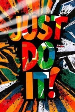 Just Do It Quote | Motivational Posters | Metal Posters | Wall Art