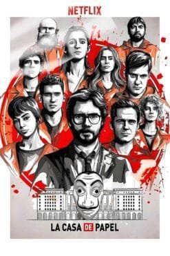 Money Heist Series La Casa De Papel | Movies Posters | Metal Posters | Wall Art