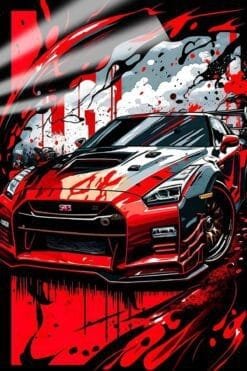 Nissan GTR | Cars & Bikes Posters | Metal Posters | Wall Art