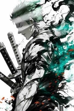 One Piece Roronoa Zoro Op43 | Anime Posters | Metal Posters | Wall Art