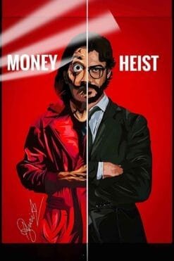 Professor And Tokyo Money Heist | Movies Posters | Metal Posters | Wall Art