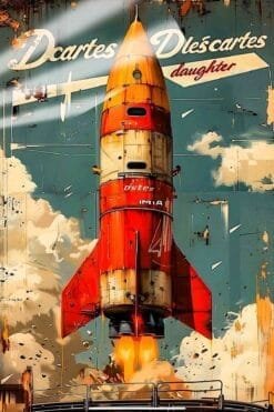 Retro Futurism Poster | Illustrations & Digital Art Posters | Metal Posters | Wall Art