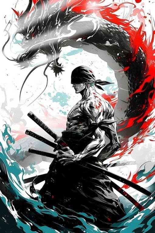 Roronoa Zoro | Anime Posters | Metal Posters | Wall Art