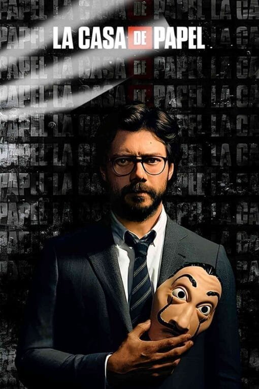 The Professor La Casa De Papel Money Heist | Movies Posters | Metal Posters | Wall Art