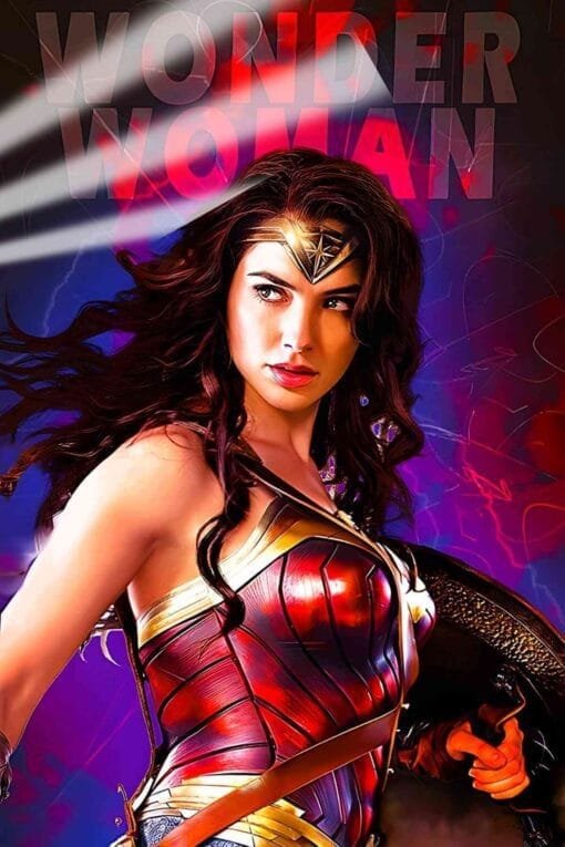 Wonder Woman Gal Gadot | Movies Posters | Metal Posters | Wall Art