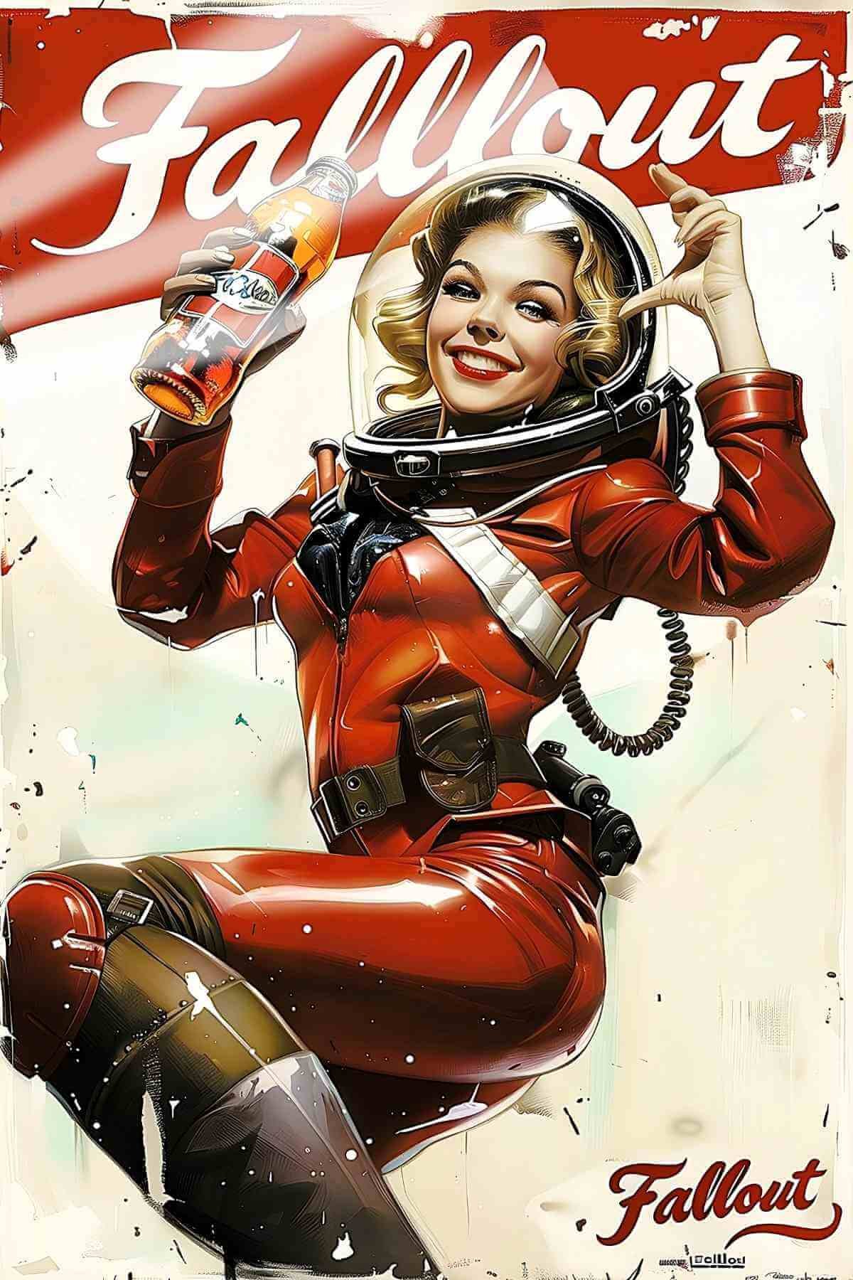 Fallout Poster | Illustrations & Digital Art Posters | Metal Posters | Wall Art