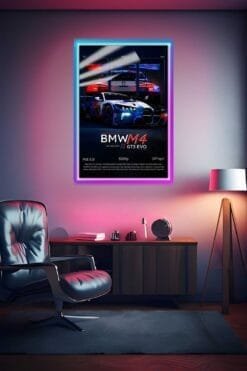 Bmw M4 GT3 Evo | Cars & Bikes Posters | Metal Posters | Wall Art