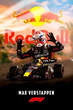 Red Bull Max Verstappen F1 | Cars & Bikes Posters | Metal Posters | Wall Art