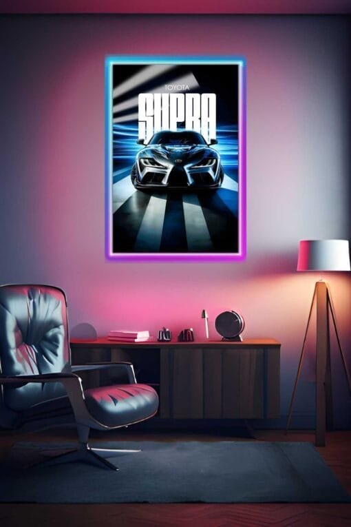 Toyota Supra | Cars & Bikes Posters | Metal Posters | Wall Art