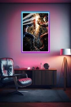 Civil War Captain America Fight Iron Man Marvel | Super Hero Posters | Metal Posters | Wall Art