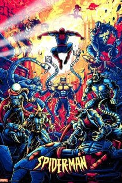 Spiderman Marvel Universe | Super Hero Posters | Metal Posters | Wall Art