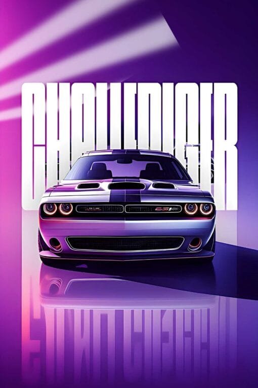 Dodge Challenger | Cars & Bikes Posters | Metal Posters | Wall Art