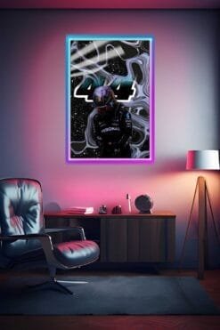 44 Lewis Hamilton F1 | Cars & Bikes Posters | Metal Posters | Wall Art