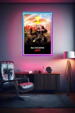 Red Bull Max Verstappen F1 | Cars & Bikes Posters | Metal Posters | Wall Art