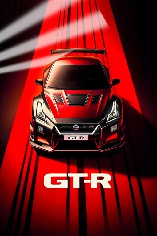 Nissan GTR | Cars & Bikes Posters | Metal Posters | Wall Art