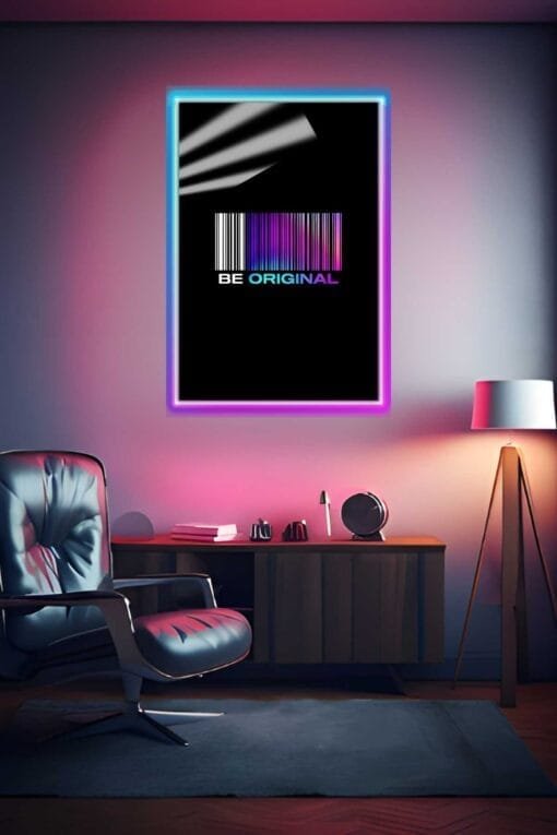 Be Original Barcode | Motivational Posters | Metal Posters | Wall Art