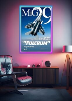 MIG 29 Fulcrum | Fighter Jets | Aviation Posters |Metal Posters | Wall Art