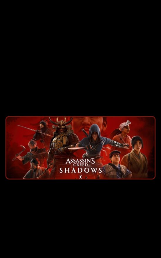 Assassin's Creed Shadows | Gaming Mousepads | Custom Mousepads | Office Desk Mat & Table Mat | In Pakistan
