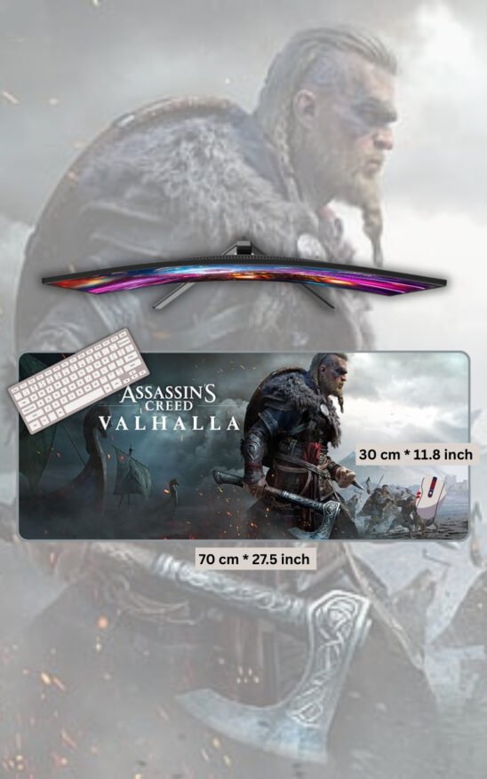 Assassins Creed | Valhalla | Gaming Mousepads | Custom Mousepads | Office Desk Mat & Table Mat | In Pakistan