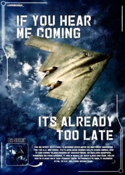 B2 Spirit | Fighter Jets | Aviation Posters |Metal Posters | Wall Art