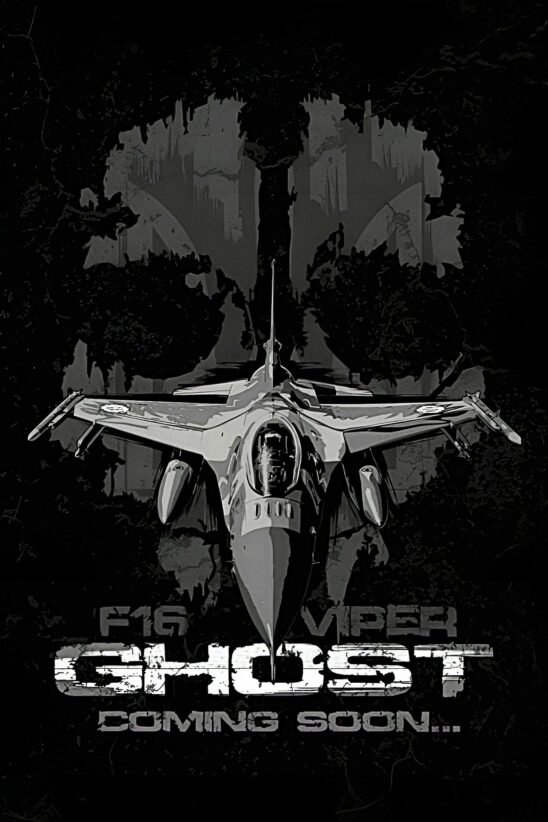 F 16 Viper Ghost | Fighter Jets | Aviation Posters | Metal Posters | Wall Art