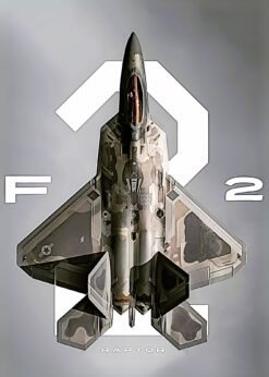 F 22 Raptor | Fighter Jets | Aviation Posters |Metal Posters | Wall Art