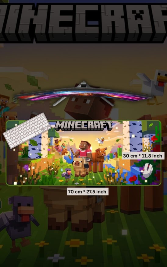 Minecraft | Gaming Mousepads | Custom Mousepads | Office Desk Mat & Table Mat | In Pakistan