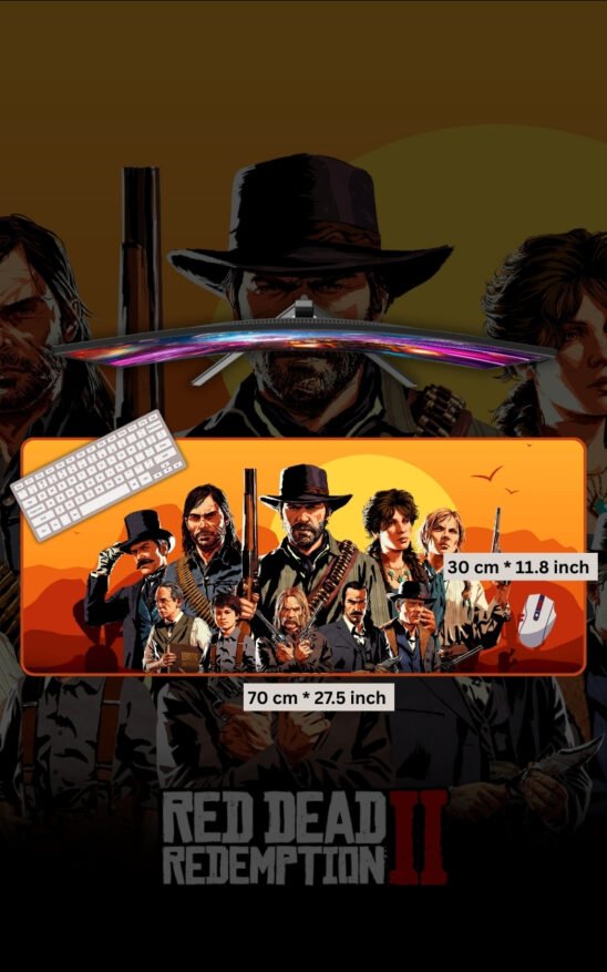 Red Dead Redemption 2 | Gaming Mousepads | Custom Mousepads | Office Desk Mat & Table Mat | In Pakistan
