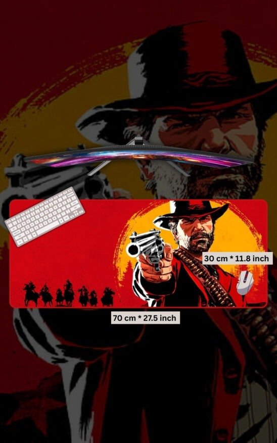 Red Dead Redemption 2 | Gaming Mousepads | Custom Mousepads | Office Desk Mat & Table Mat | In Pakistan