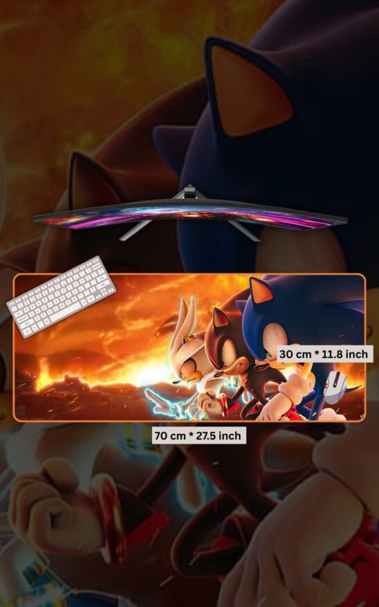 Sonic The Hedgehog | Gaming Mousepads | Custom Mousepads | Office Desk Mat & Table Mat | In Pakistan