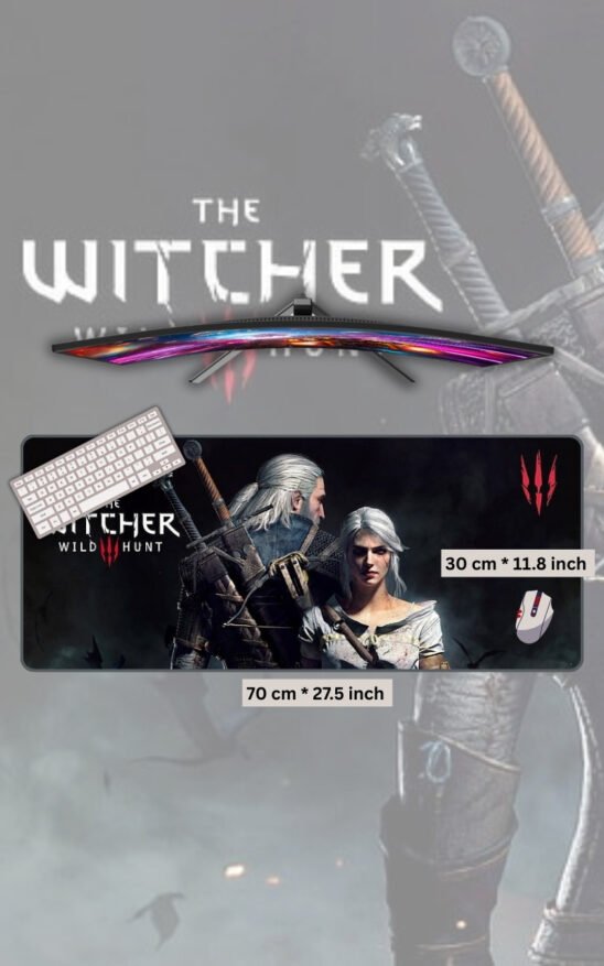 The Witcher 3 Wild Hunt | Gaming Mousepads | Custom Mousepads | Office Desk Mat & Table Mat | In Pakistan