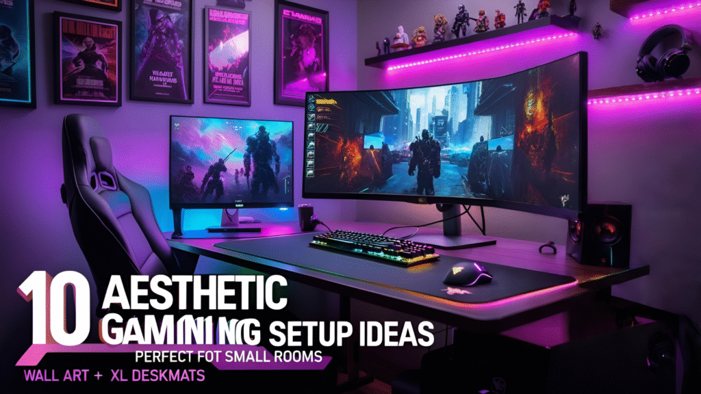 10 Aesthetic Gaming Setup Ideas for Small Rooms in Pakistan