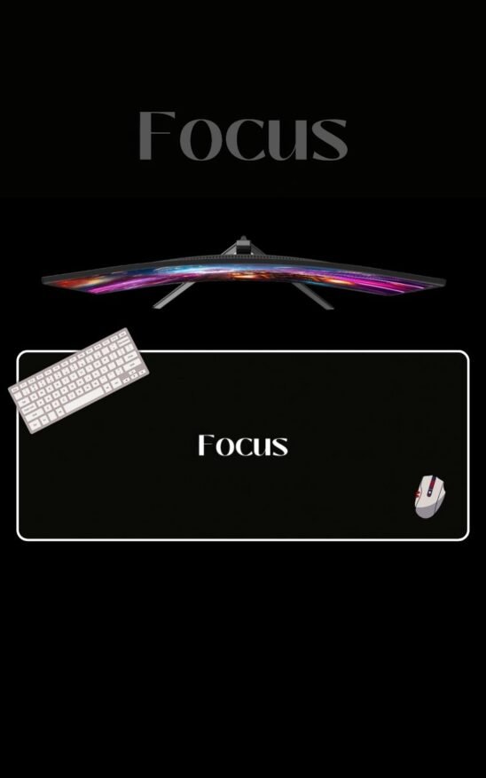 Focus Focus | Motivational Mousepads | Custom Mousepads | Office Desk Mat & Table Mat | In Pakistan