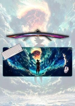 Goku Earth Greatest Defender | Dragoon Ball Z Mousepads | Anime Mousepads | Custom Mousepads | Office Desk Mat & Table Mat | In Pakistan
