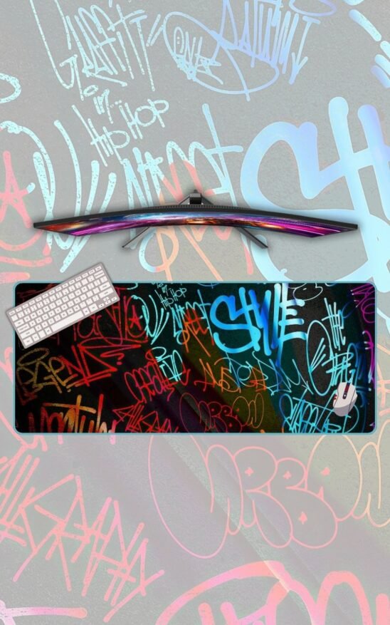 Graffiti Typos | Graffiti Mousepads | Custom Mousepads | Office Desk Mat & Table Mat | In Pakistan