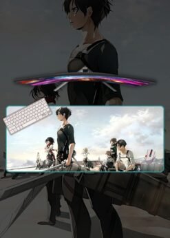 Levi | Attack On Titan Mousepads | Anime Mousepads | Custom Mousepads | Office Desk Mat & Table Mat | In Pakistan