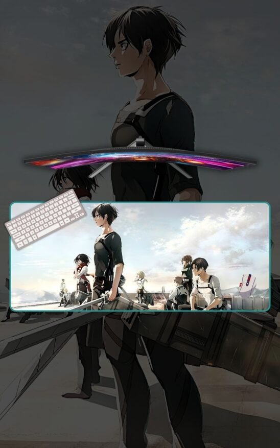 Levi | Attack On Titan Mousepads | Anime Mousepads | Custom Mousepads | Office Desk Mat & Table Mat | In Pakistan