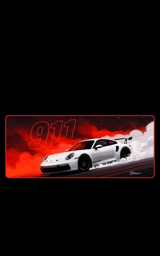 Porsche 911 GT3 | Cars & Bikes Mousepads | Custom Mousepads | Office Desk Mat & Table Mat | In Pakistan